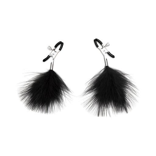 Lux Fetish Feather Nipple Clips | SexToy.com
