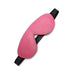 Kinklab Pink Bound Leather Blindfold | SexToy.com