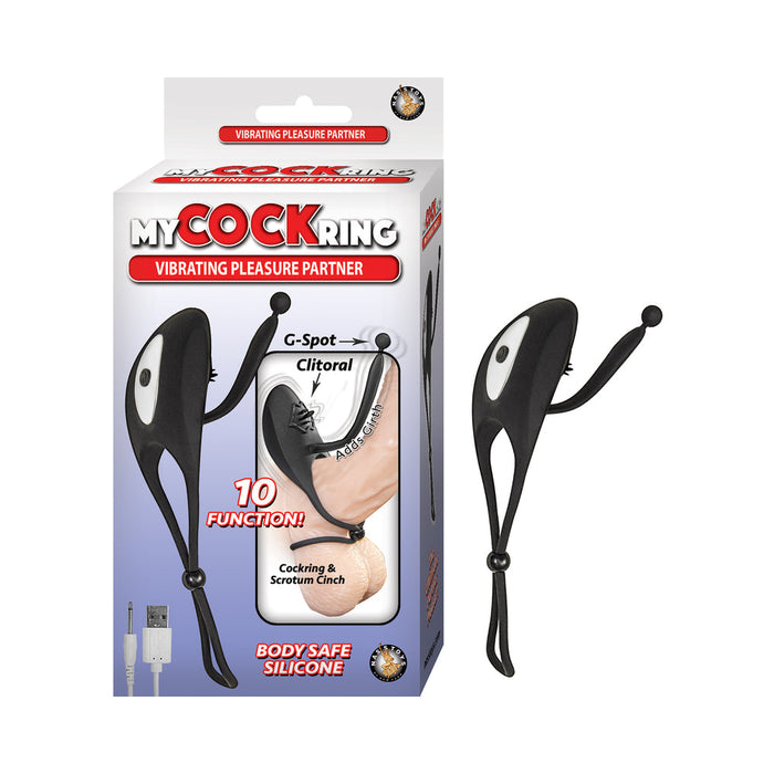 My Cockring Vibrating Pleasure Partner - Black | SexToy.com