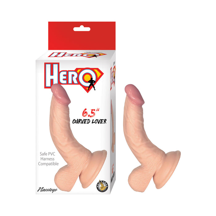 Hero 6.5-in Curved Lover Dong | SexToy.com