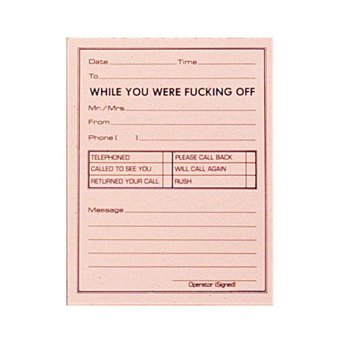 X-rated Phone Message Pad | SexToy.com