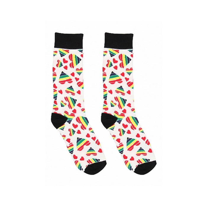 Shots Socks Happy Hearts M/L | SexToy.com