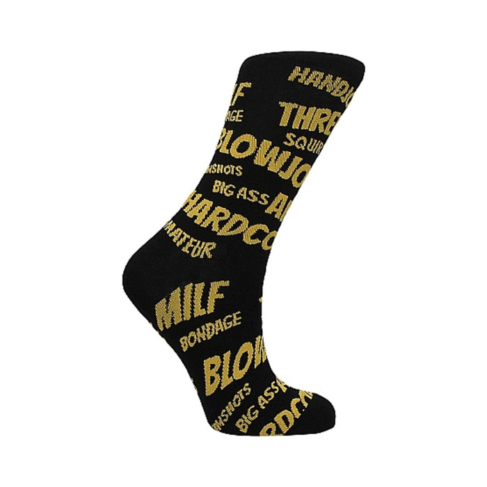 Shots Socks Sexy Words M/l | SexToy.com