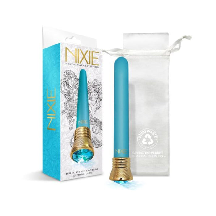 Nixie Mystic Wave Satin Classic Vibe - Aquamarine | SexToy.com