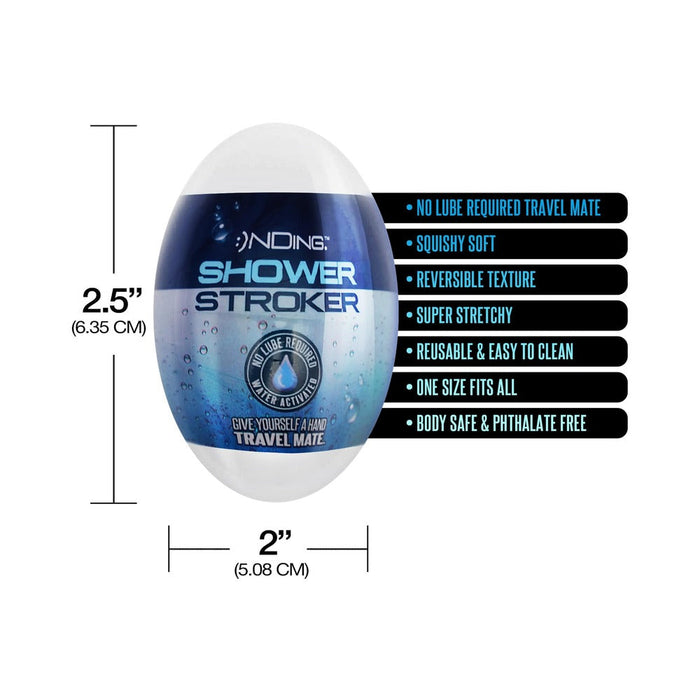 Happy Ending Self-lubricating Shower Stroker - Travel Mate | SexToy.com