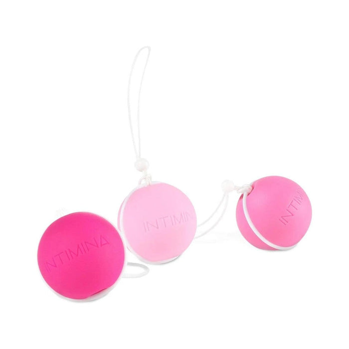 Intimina Laselle Routine Exercise Balls Set - Pink | SexToy.com