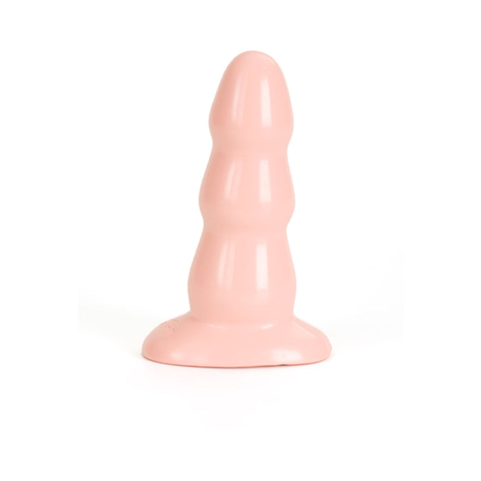 Triple Ripple Butt Plug Medium (Flesh) | SexToy.com