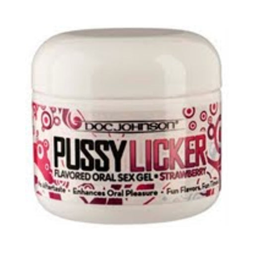 Pussy Licker: Strawberry 2oz. Jar | SexToy.com