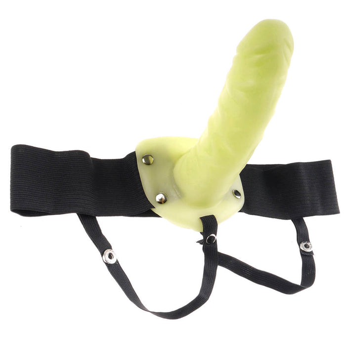 Fetish Fantasy Vibrating Hollow Strap-On Glow In The Dark | SexToy.com