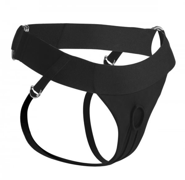 Strap U Avalon Jock Style Strap On Harness Black O/S | SexToy.com