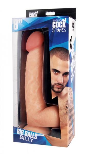 Raging Cockstars Big Balls Billy 8 Inches Realistic Dildo | SexToy.com