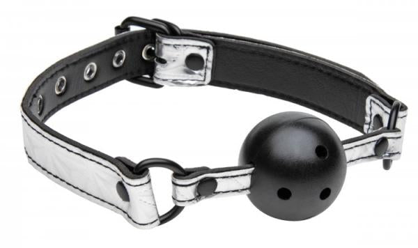 Platinum Bound Gagged Breathable Ball Gag | SexToy.com