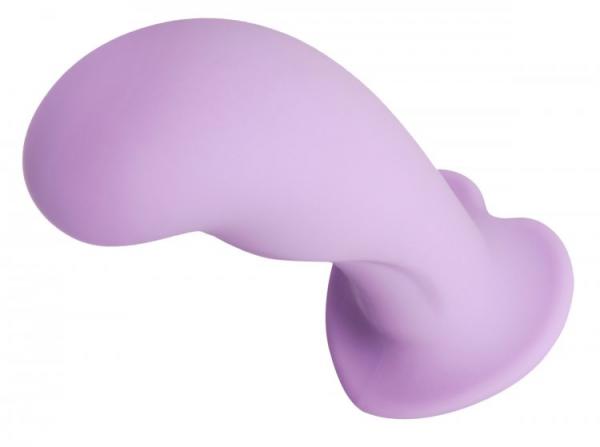 Royal Heart On Silicone Harness Dildo Purple | SexToy.com