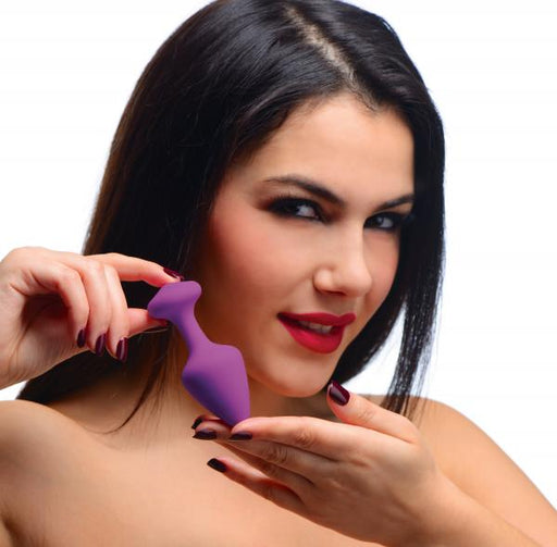 Purple Pleasures 3 Piece Silicone Anal Plugs | SexToy.com
