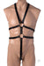 Male Full Body Harness Black Leather | SexToy.com