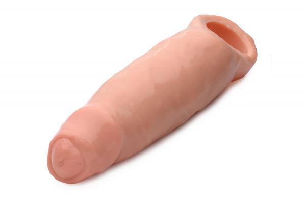 7 Inches Thick And Uncut Penis Extension Beige