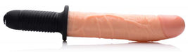 Onslaught 13X XL Vibrating Dildo Thruster Beige | SexToy.com