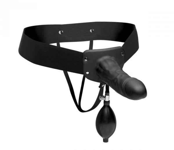 Pumper Inflatable Hollow Strap On Black | SexToy.com