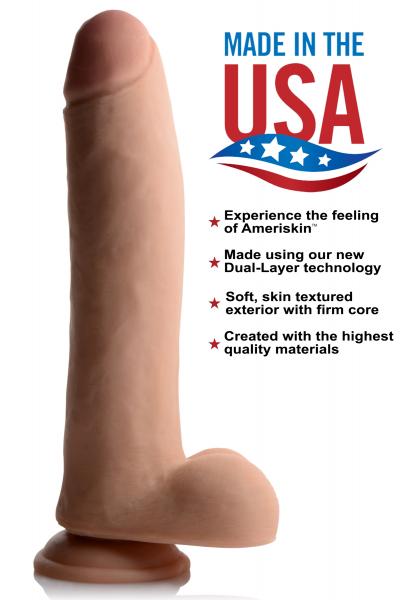 USA Cocks 11 Inches Ultra Real Dual Layer Suction Cup Dildo | SexToy.com