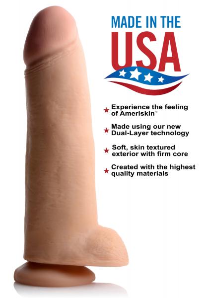 USA Cocks 12 Inches Ultra Real Dual Layer Suction Cup Dildo | SexToy.com