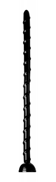 Hosed 18 Inches Swirl Thin Anal Snake Black | SexToy.com