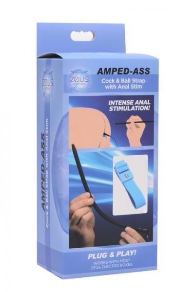 Amped Ass Cock And Ball Strap With Anal Estim | SexToy.com