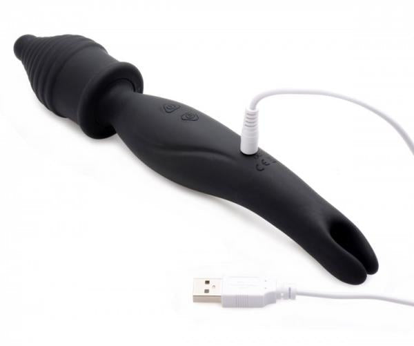 Dual Diva 2 In 1 Silicone Massager Black | SexToy.com