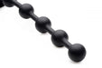 Voodoo Beads 10X Vibrating Silicone Anal Wand Black | SexToy.com