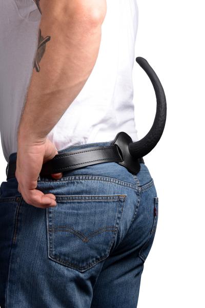 Rover Tail Puppy Tail Belt Harness Black | SexToy.com