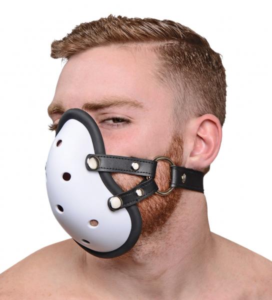 Musk Athletic Cup Muzzle White | SexToy.com