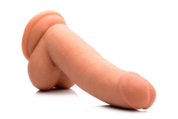 8 Inches Ultra Real Dual Layer Suction Cup Dildo Tan | SexToy.com