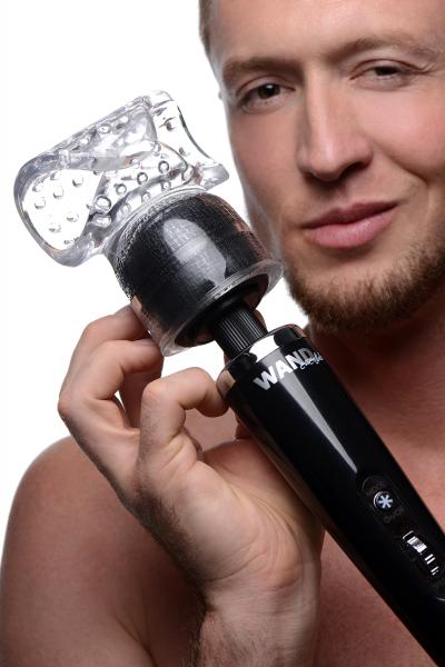 Vibra-stroke Masturbator Wand Attachement | SexToy.com