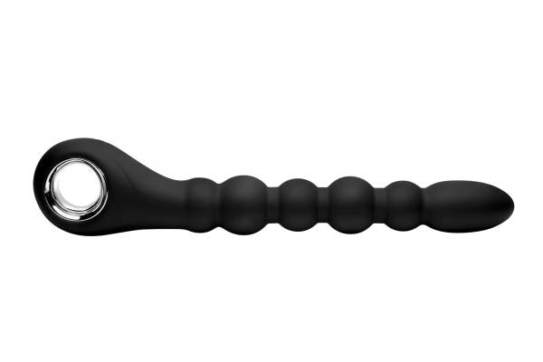 Dark Scepter 10X Vibrating Silicone Anal Beads | SexToy.com