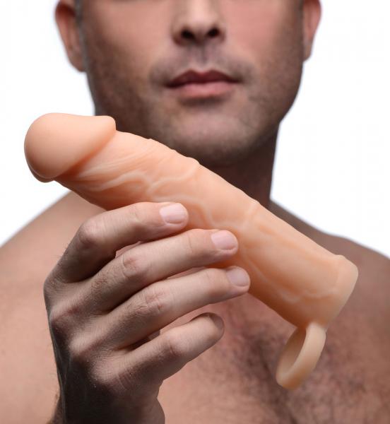 2 Inches Silicone Penis Extension Beige | SexToy.com