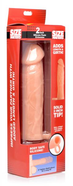 2 Inches Silicone Penis Extension Beige | SexToy.com