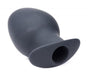 Ass Goblet Silicone Hollow Anal Plug Large Black | SexToy.com