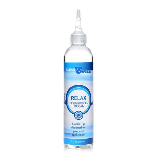 Relax Desensitizing Lubricant With Nozzle Tip 8oz. | SexToy.com