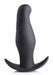 Kinetic Thumping 7X Rippled Anal Plug Black | SexToy.com