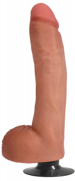 Jock Light Bareskin Vibrating Dildo With Balls - 10 Inch | SexToy.com