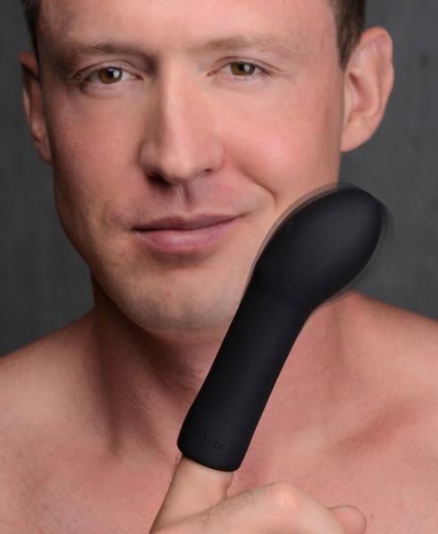 10x Vibrating Curved Silicone Finger Massager | SexToy.com