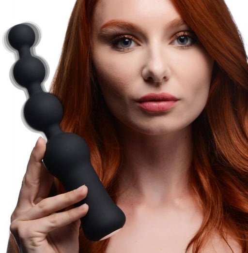 Deluxe Voodoo Beads 10x Silicone Anal Beads Vibrator | SexToy.com