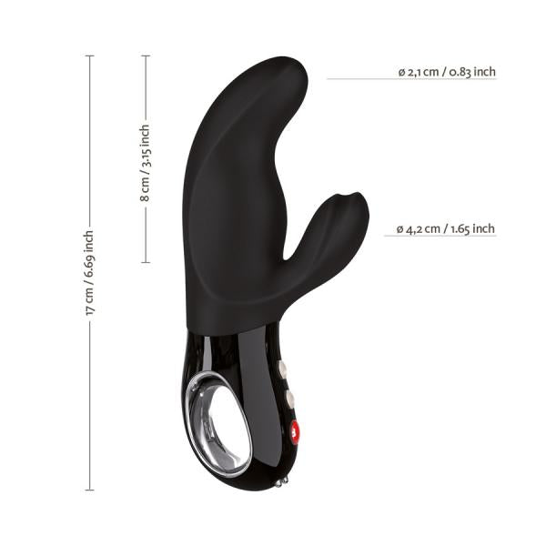 Fun Factory Black Line Miss Bi Rabbit Vibrator Black | SexToy.com