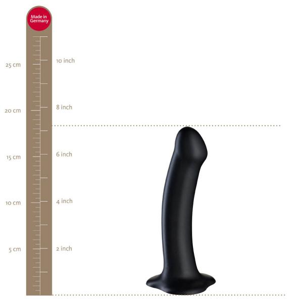 Fun Factory Magnum 7" Silicone Dildo - Black | SexToy.com