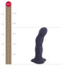Fun Factory Bouncer 7 inches Weighted Ball Dildo Black | SexToy.com