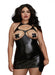 Chemise & Paddle Black Queen O/S | SexToy.com