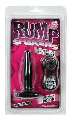 Rump Shakers Vibrating Butt Plug Small 4.5 Inch Black | SexToy.com