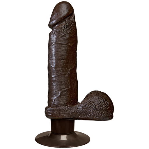 Vibro Realistic Cock Black 6 inch | SexToy.com