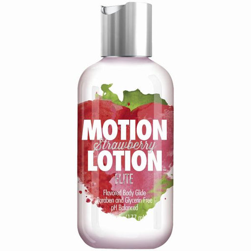 Motion Lotion Elite Strawberry 6oz | SexToy.com