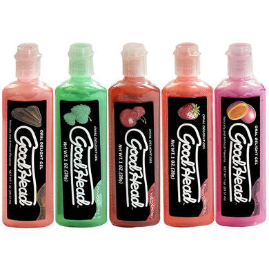 GoodHead 5 Pack - 1 Oz Assorted Flavors | SexToy.com