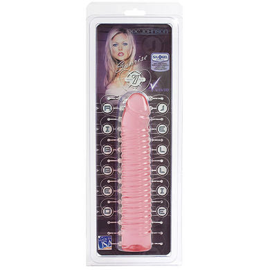 Vivid Ribbed Jellie Cock Sunrise - Pink | SexToy.com